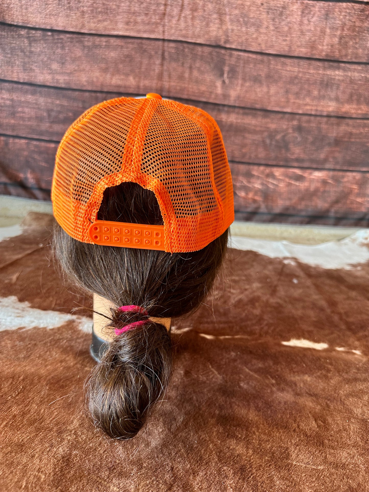 Back of trucker hat
