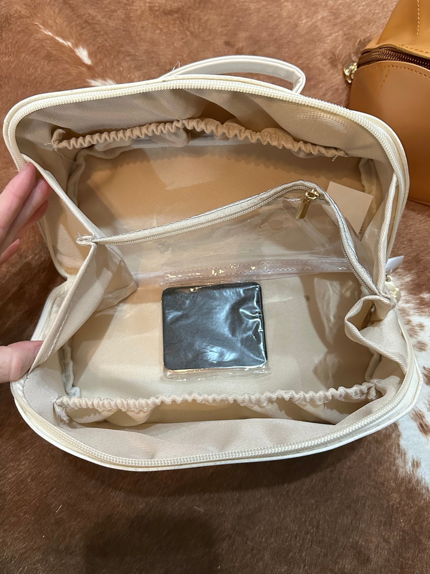 Inside look of the Amarillo By Morning Travel Bag